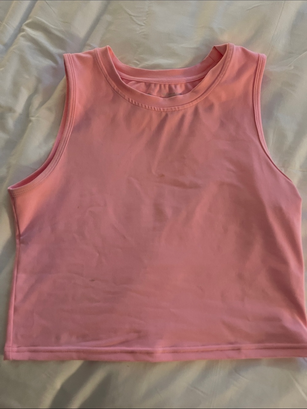 ZYIA Soft Pink Athletic Crop Tank